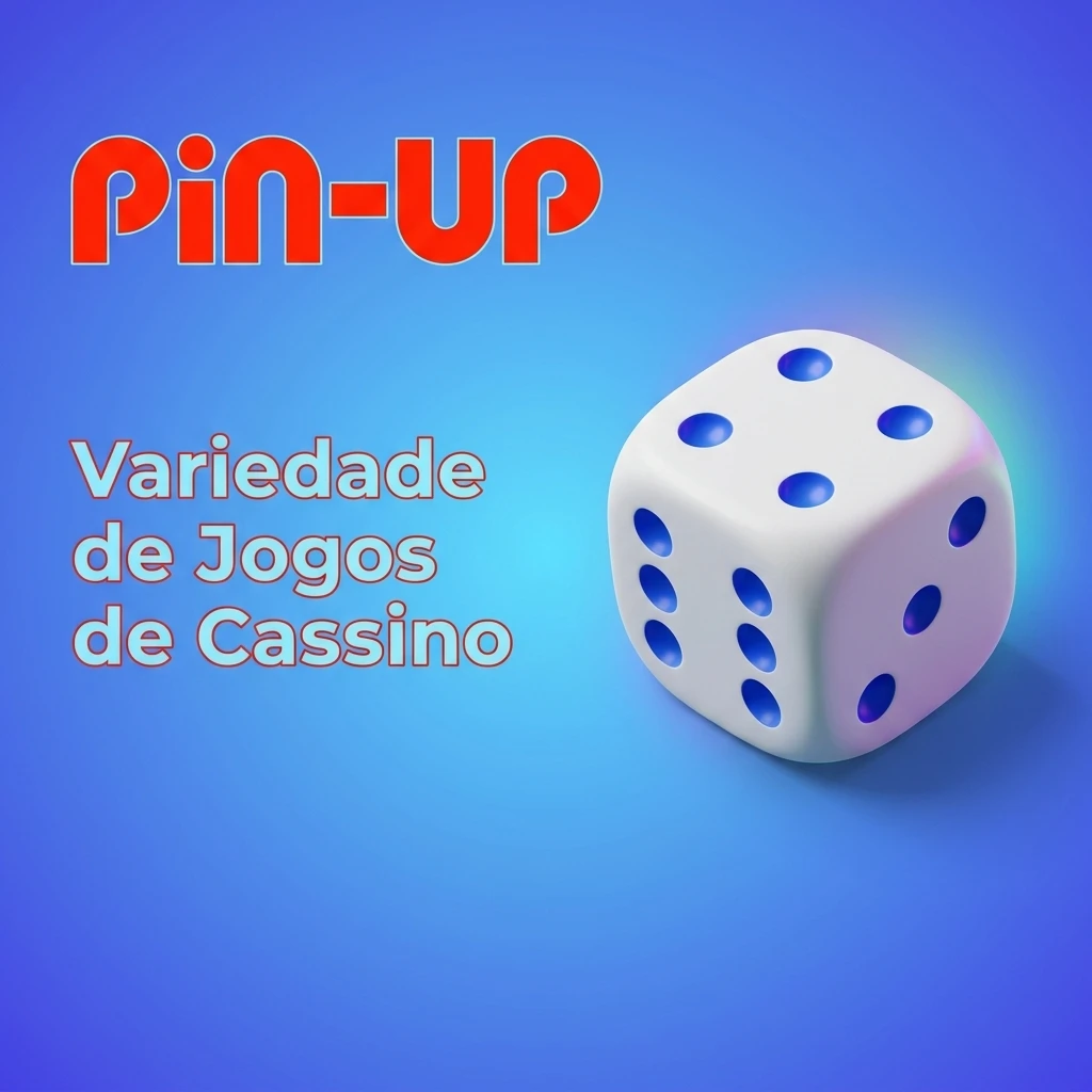 Variedade de jogos de cassino da Pin-Up com slots, roleta, blackjack e opções ao vivo para computador e celular.